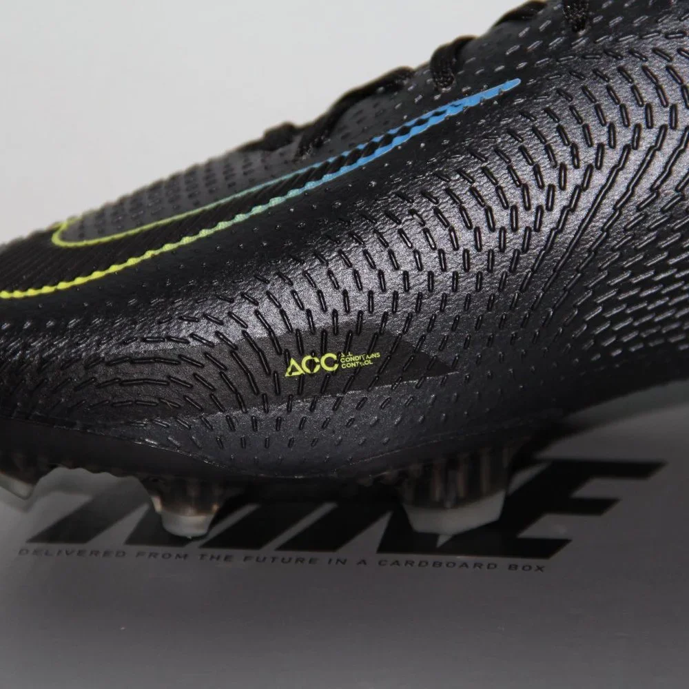 Nike Phantom GT Elite FG Black Cyber Soccer Cleats Mens 7.5 Womens 9